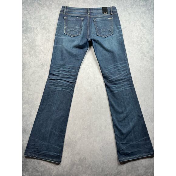 Cult of Individuality Bohemi Boot Cut Jeans Womens Size 30 distressed tall 33”L - Picture 12 of 16